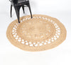 Hand Braided Jute Rug 122cm