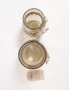 Mercury Toned Smokey Glass Votives (Set of 2)