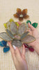 Handcrafted Glass Lotus Tealight Candle Holders