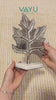 Antique Aluminium Maple Leaf Tabletop Decorative