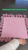 Tasselled Solid Pastel Mauve Cushion Cover