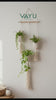 Bohemian Macrame Wall Hanging Planters - Beige