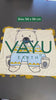 Embroidery Polar Bear Patchwork Cotton Cushion Cover
