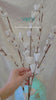 Handcrafted Eco-Friendly Shola Wood White Daisy Flower Sticks (Set of 5)