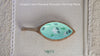 Enamelled Botanical Wooden Leaf Shape Serving Platter