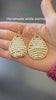 Elegant Teardrop Pearl Beaded Wire Earrings
