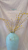 Handcrafted Eco-Friendly Shola Wood Yellow Flower Sticks (Set of 5)