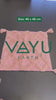 Diamond Net Pink Shaggy Cushion Cover