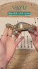 Handcrafted Brass Sea Turtle Tabletop Decor - Large