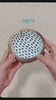 Enamelled Black and White Abstract Wooden Bowl
