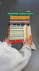 Stripe Embroidered Tasselled Lumbar Cushion Cover