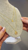 Golden Harmony 2 Layered Disc Necklace