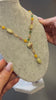 Colourful Glass Beaded Aurora Lariat Y-Drop Brass Necklace