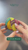 Vibrant Boho Multicolour Glass & Copper Beaded Cuff Bracelet