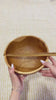 Handcrafted Natural Teak Noodle Bowl with Chop Stick - Large