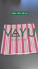 Yarn-Dyed Cotton Striped Pink Cushion Cover