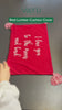 Typographic Tasselled Lumbar Cushion Cover