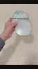 Handmade Natural Stone Round Coasters with Gold Border (Set of 4)