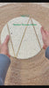Inlay Round Terrazzo Stone Serving Platter, Charcuterie Board