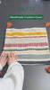 Handwoven Cotton Multi-Striped Tasselled Cushion Cover