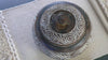 Handcarved Tribal Brown & White Wooden Container