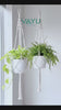 Handmade White Macrame Plant Pot Hanger (Set of 2)