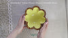 Enamelled Sunshine Flower-Shaped Wooden Bowl
