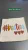 Embroidered '#Besties' Cotton Cushion Cover
