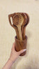 Set of 5 Acacia Natural Wood Cooking Spoons with Jar